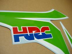 Honda CBR 1000RR lime green HRC 2011 stickers kit