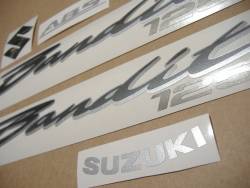 Suzuki Bandit GSF 1250S K8 2008 burgundy decals set