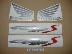 Honda CB600S Hornet S 2003 silver grey decals