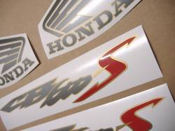 Honda CB 600S 2004 complete pattern decals kit