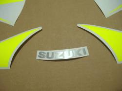 Suzuki Hayabusa 2012 neon yellow/green emblems logo set