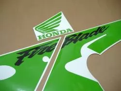 Honda CBR 929RR 2000-2001 poison lime green adhesives
