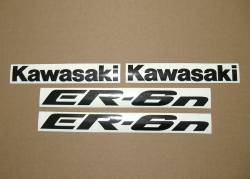 Kawasaki ER-6N 650 streetfighter 2008 green decals