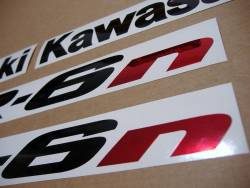 Kawasaki ER-6N 650 ex6 ninja 2007 grey emblems