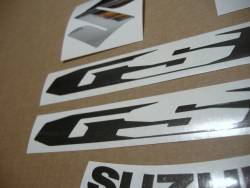 Suzuki GSX600 2008 K8 B-king white emblems logo set