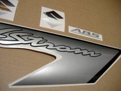 Suzuki DL650 V-Strom 2007 K7 silver grey stickers set