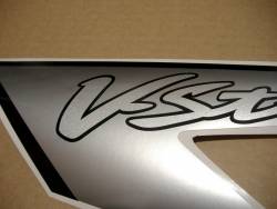 Suzuki DL650 V-Strom 2007 K7 silver emblems logo set