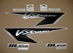 Suzuki DL650 V-Strom 2007 K7 red decals kit