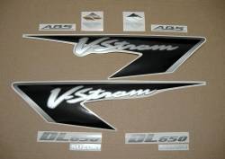 Suzuki DL650 V-Strom 2008 K8 matte black decals 