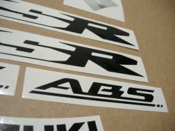 Suzuki GSR 600 ABS 2008 K8 silver gray decals graphics