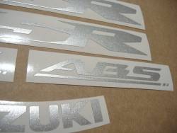 Suzuki GSR 600 ABS 2009 K9 titanium grey decals set