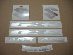 Suzuki GSR 600 ABS 2009 K9 graphite gray decals kit