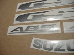 Suzuki GSR600 ABS 2009-2010 K9 black decals set