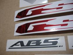 Suzuki GSR600 ABS 2009-2010 matte black decals set