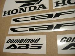 Honda CBF 1000 2012 replacement graphite grey decal set