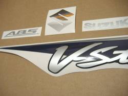 Suzuki DL650 V-Strom 2007 K7 blue reproduction stickers