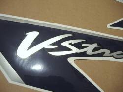 Suzuki DL650 V-Strom 2007 blue reproduction decal set