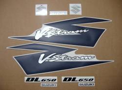 Suzuki DL650 2005-2006 blue complete decals set