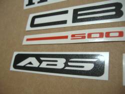 Honda CBF 500 2004 grey replacement decals 