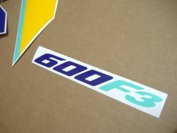 Honda CBR 600f F3 1997 purple-yellow replica graphics set