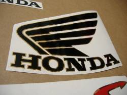 Honda Hornet S 2003 silver grey replacement sticker set