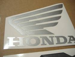 Honda NC750X 2015 white reproduction emblems logo set