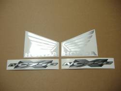 Honda NC750X 2015 silver grey restoration decals set