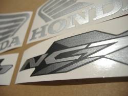 Honda NC750X 2015 silver grey restoration adhesives set