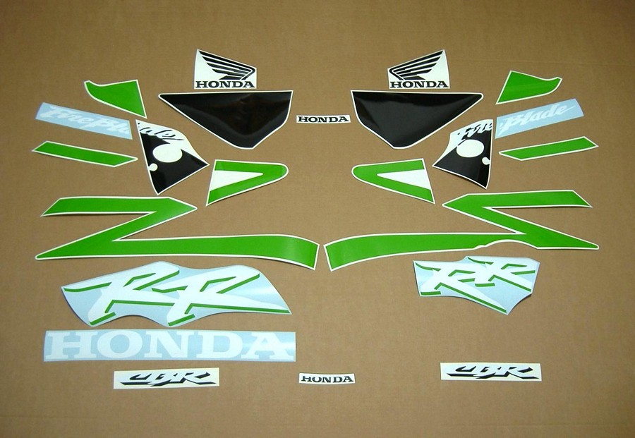 Honda CBR 954RR Fireblade sc50 custom lime green graphics     