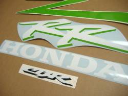 Honda CBR 954RR Fireblade sc50 custom lime green decals