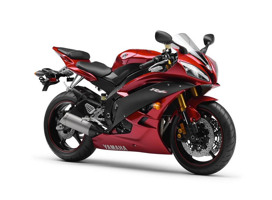 Yamaha YZF-R6 2007 (RJ11 2CO) 2006 decals - wine red version