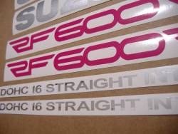 Suzuki RF600R 1994-1995 blue replacement sticker set