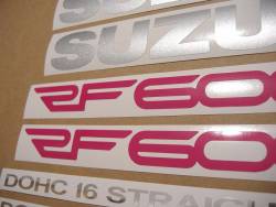 Suzuki RF 600R 1994-1995 blue reproduction decal kit