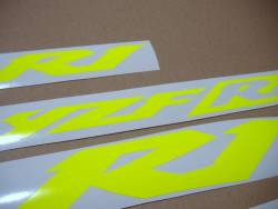 Yamaha R1 5pw rn09 neon signal yellow adhesives set    