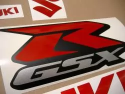Suzuki GSX-R 750 (Gixxer) signal light reflective red decals 
