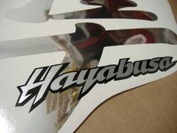 Suzuki Hayabusa 2001 custom chrome mirror silver graphics 