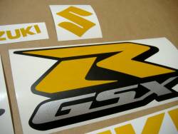 Suzuki GSX-R 750 srad signal reflective yellow graphics