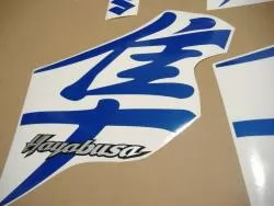 Suzuki Hayabusa k1 signal reflective blue graphics kit