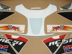 Honda RVT/VTR RC51 2004 Hayden edition replacement graphics 