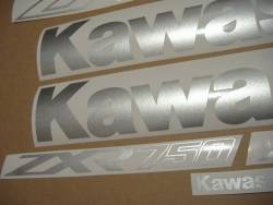 Kawasaki ZXR750 1993-1994 blue reproduction decals