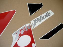 Honda CBR 954 RR 2003 red/black restoration decals