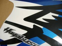 Suzuki Hayabusa GSX1300R 2009 white decals