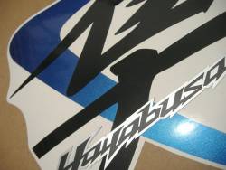 Suzuki Hayabusa 1340 K9 white full decals kit