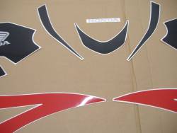 Honda 600RR 2007 red US stickers set