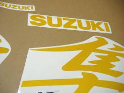 Suzuki Busa 1340 yellow signal reflective decals