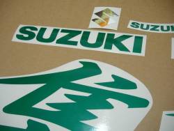 Suzuki Hayabusa MK2 2nd generation reflective green adhesives