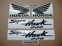 Honda VTR Superhawk 1000F 2000 yellow decal set