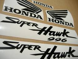 Honda VTR Superhawk 1000F 2000 yellow logo emblems