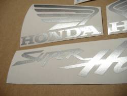 Honda Superhawk VTR 2002 black reproduction adhesives