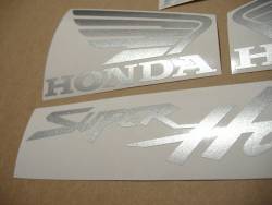 Honda Superhawk VTR 1000F 2004 grey replica graphics set